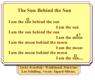 The Sun Behind the Sun is a song so simple, and at the same time so empowering